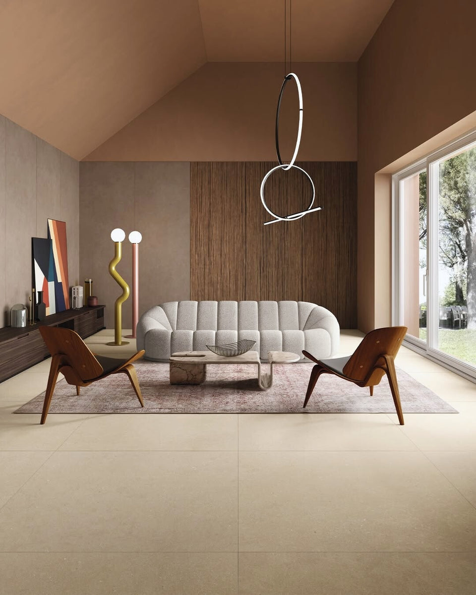 salon meublé avec du mobilier en location