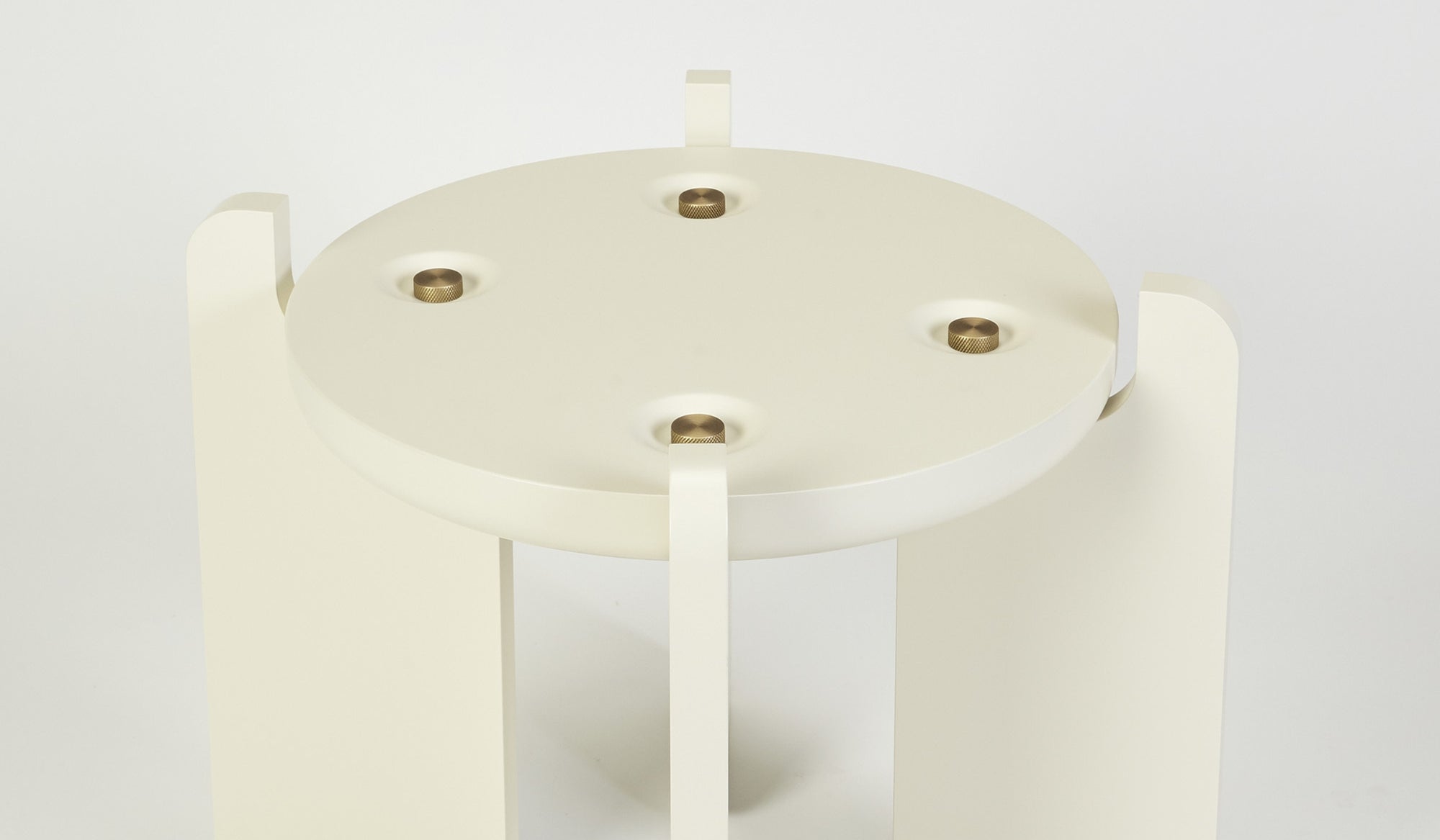 Ipanema Minimalist Side Table, Shaded Bleached Oak Finish