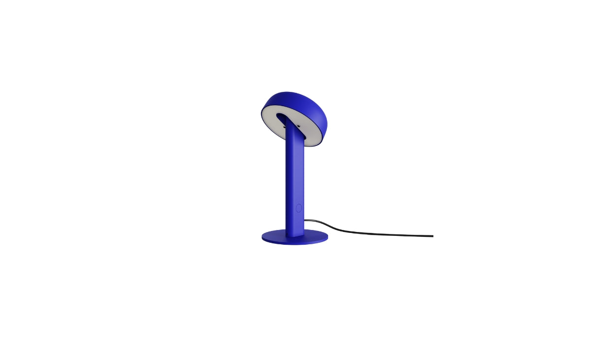 Nod table lamp, integrated LED, royal blue