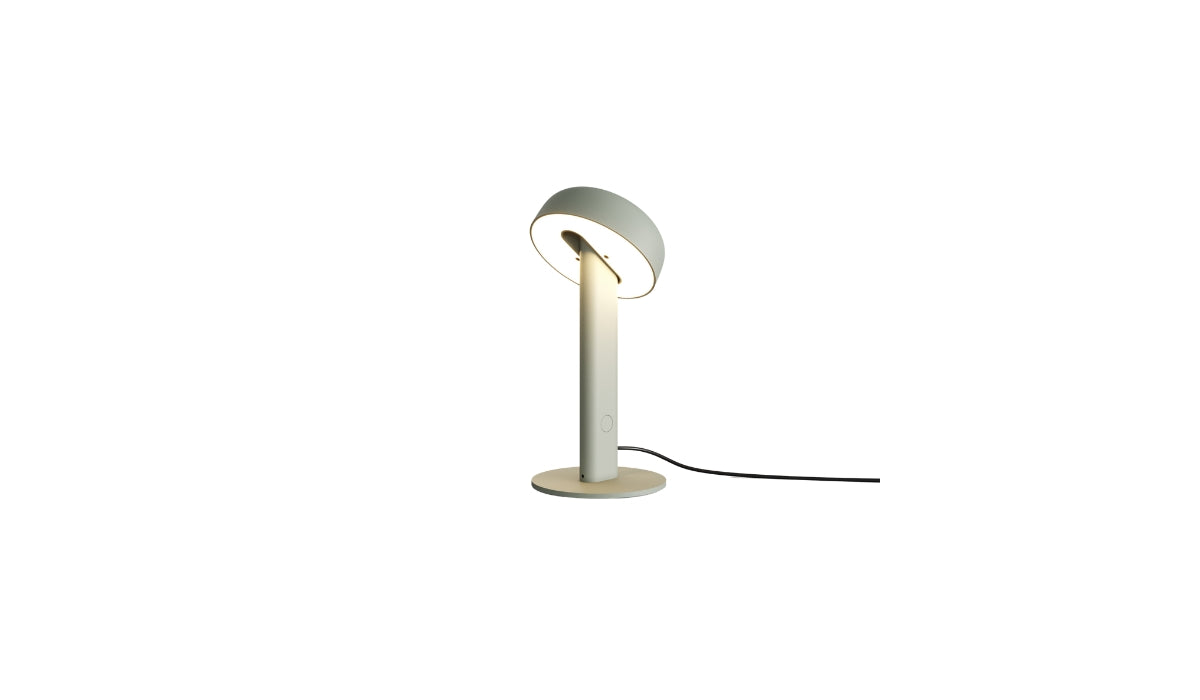 Lampe Nod à poser, LED intégrée, gris eucalyptus