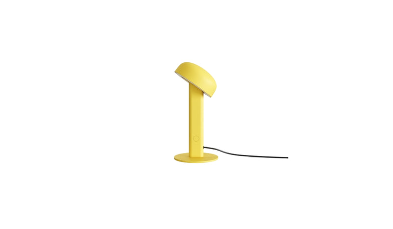 Nod table lamp, integrated LED, Naples yellow