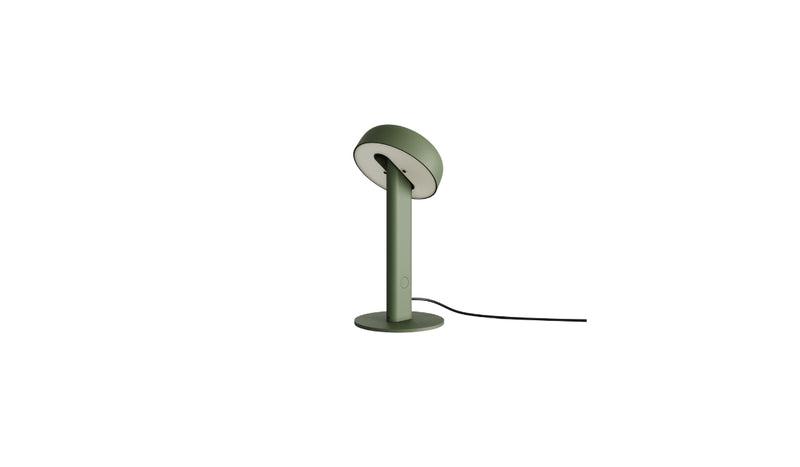 Nod table lamp, integrated LED, rosemary green