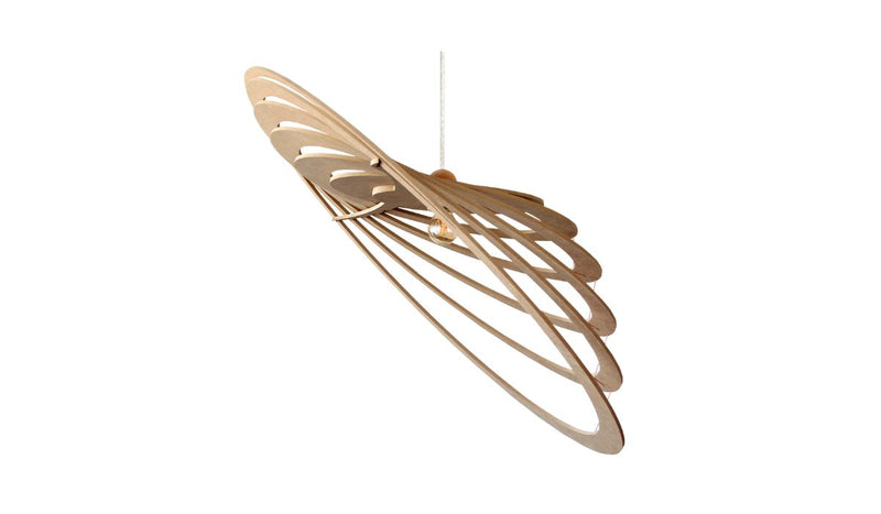 Suspension scandinave Comets L : design en lin & bois