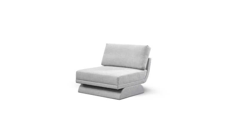 Oscar modular sofa, in gray fabric