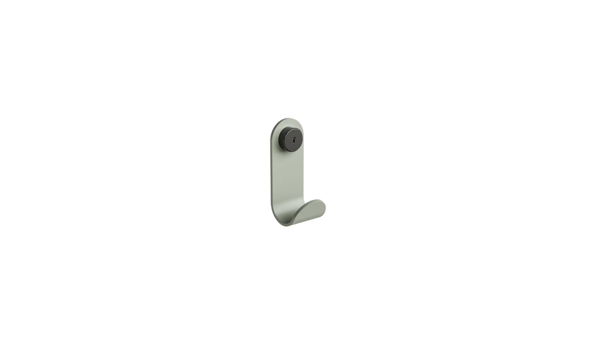 Porte-manteau en acier Jo, gris eucalyptus
