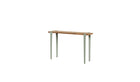 Console en chêne de récupération et acier gris eucalyptus