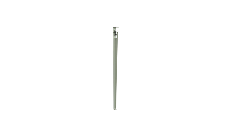 High table leg, 110 cm, eucalyptus grey