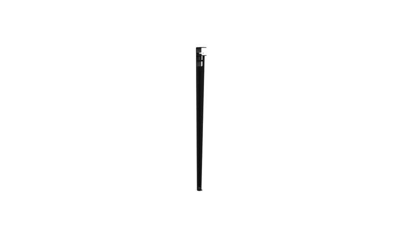 High table leg, 110 cm, graphite black