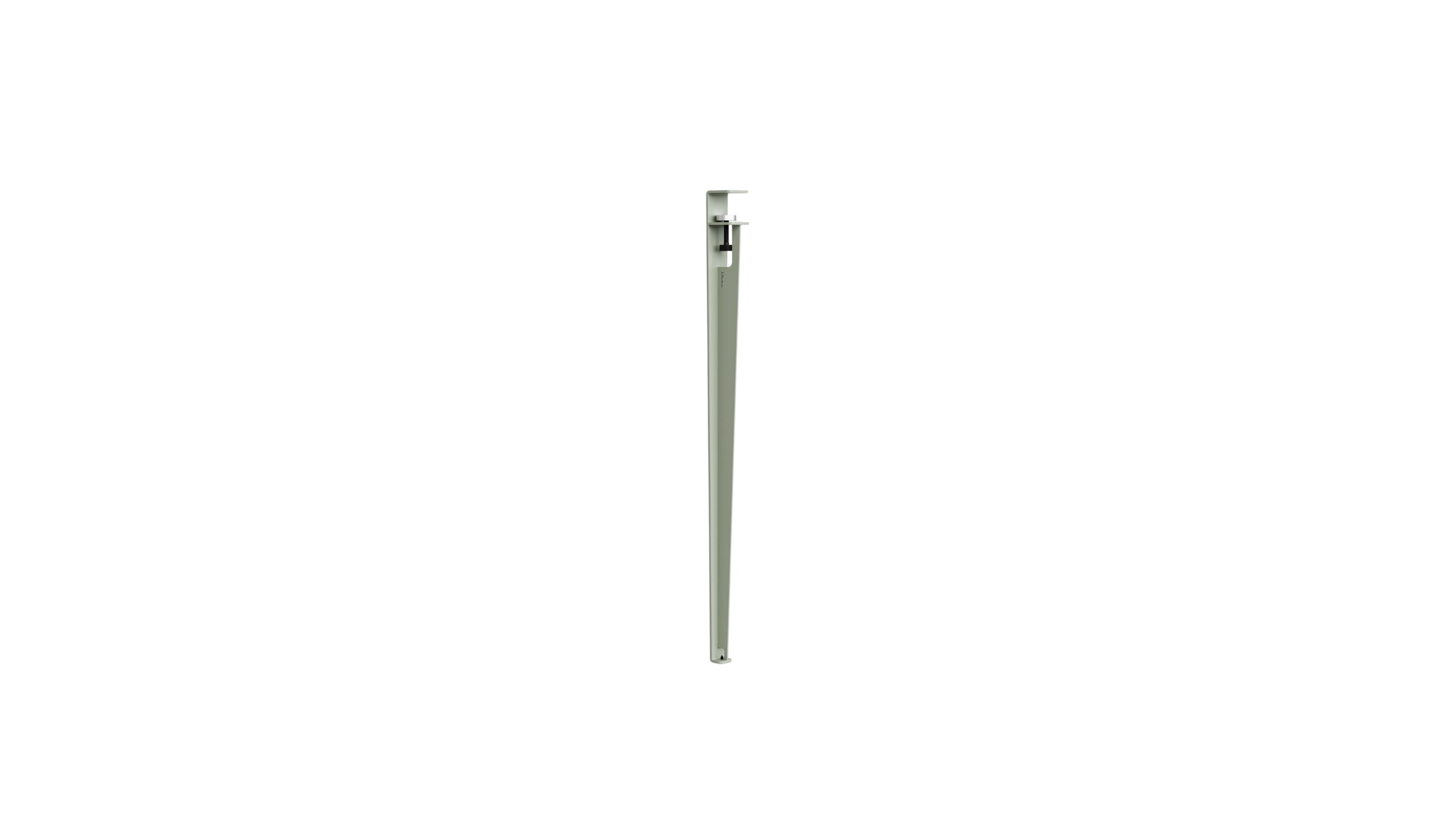 High table leg, 90 cm, eucalyptus grey