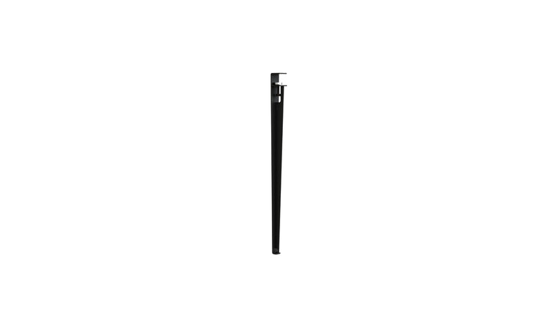 High table leg, 90 cm, graphite black