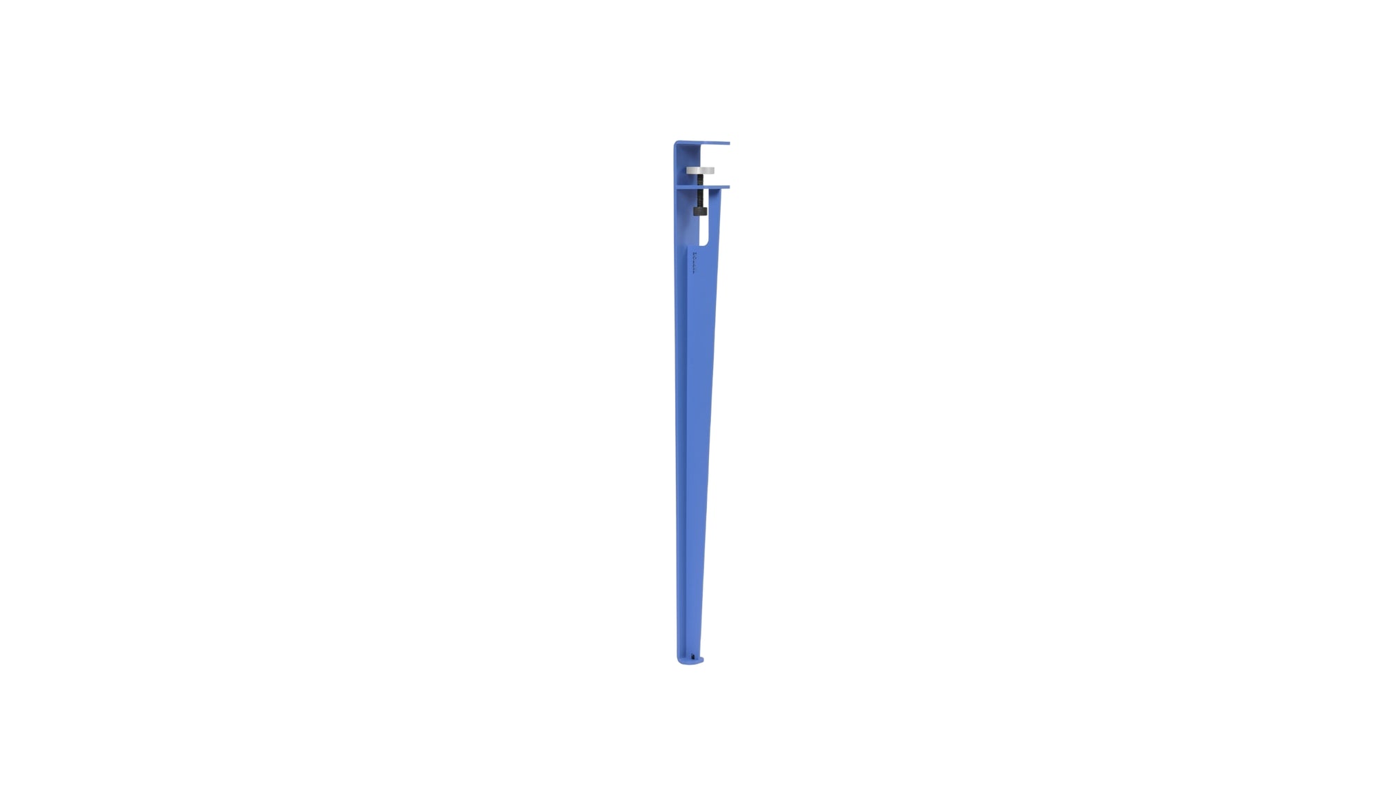 Pied de table standard, 75cm, bleu azur