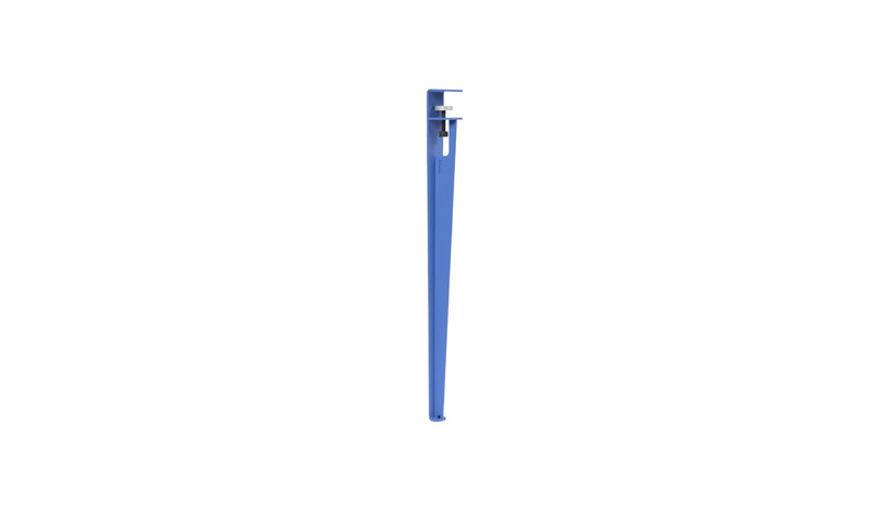 Pied de table standard, 75cm, bleu azur