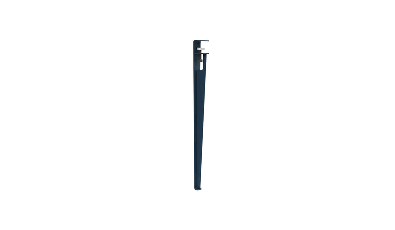 Pied de table standard, 75cm, bleu nuit