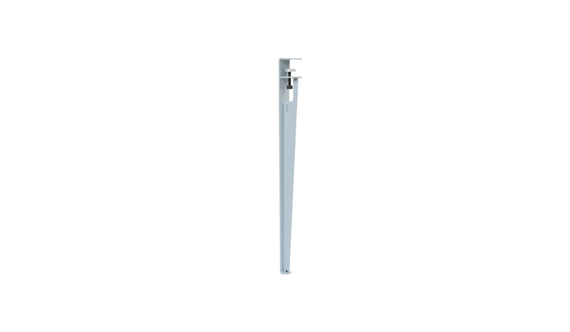 Pied de table standard, 75cm, bleu pâle