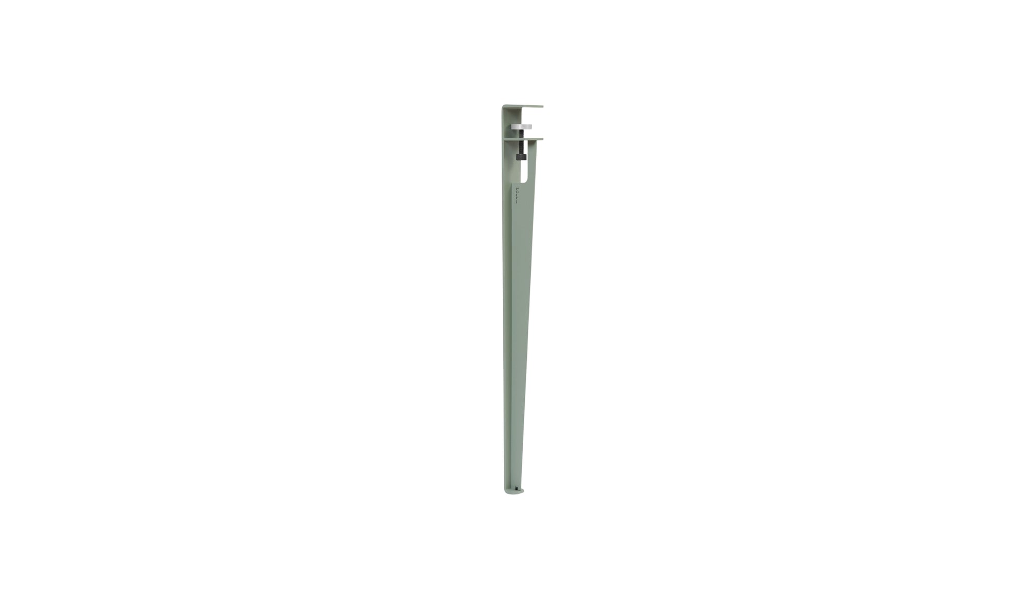 Pied de table standard, 75cm, gris eucalyptus