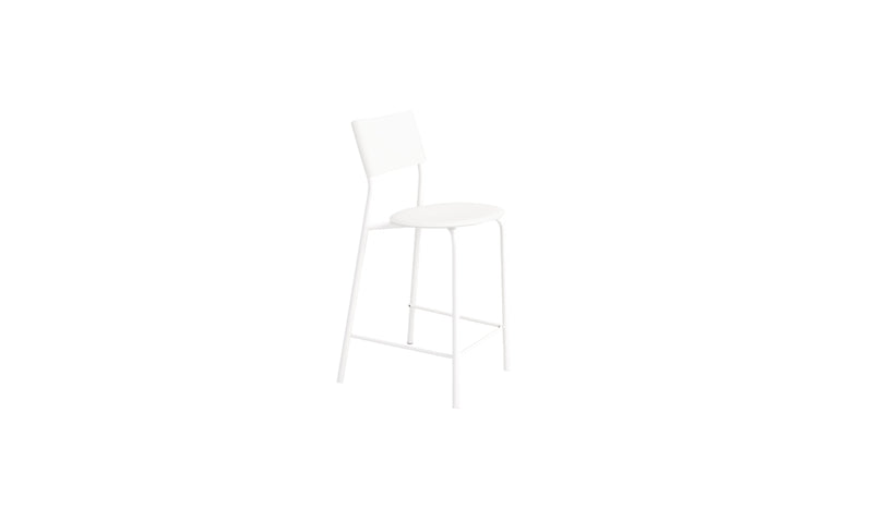 Chaise de comptoir SSDr 65 cm, blanc nuage