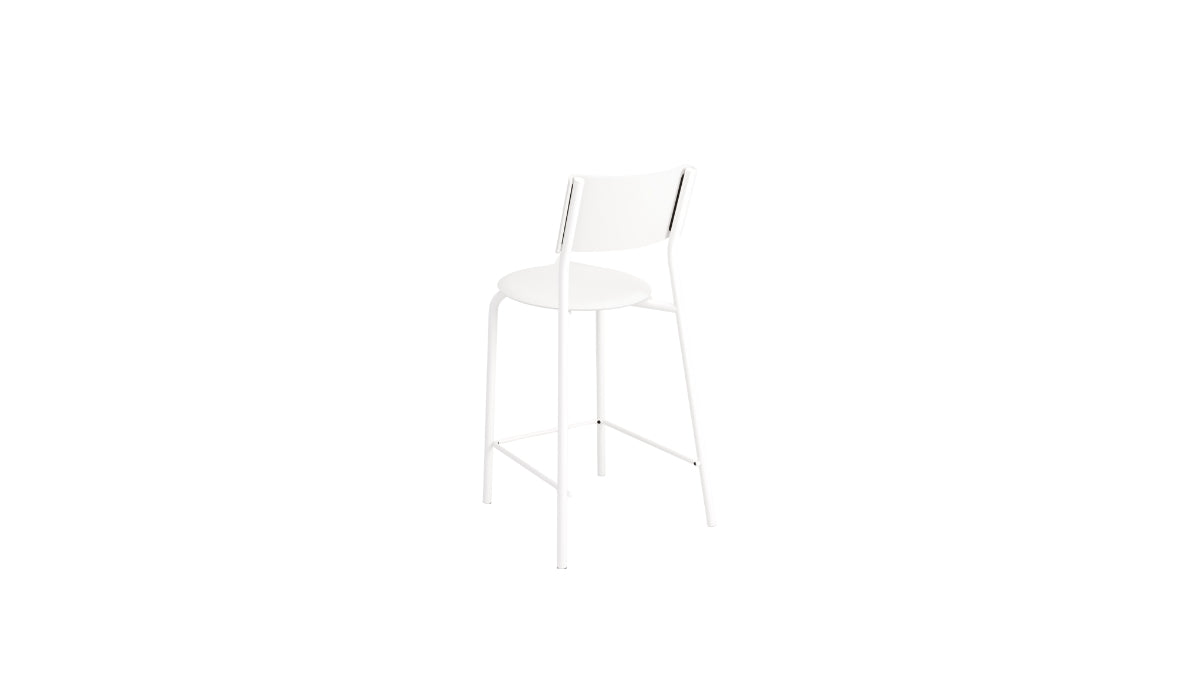 Chaise de comptoir SSDr 65 cm, blanc nuage