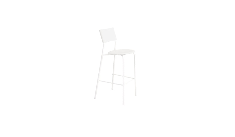 Chaise de bar SSDr 75 cm, blanc nuage