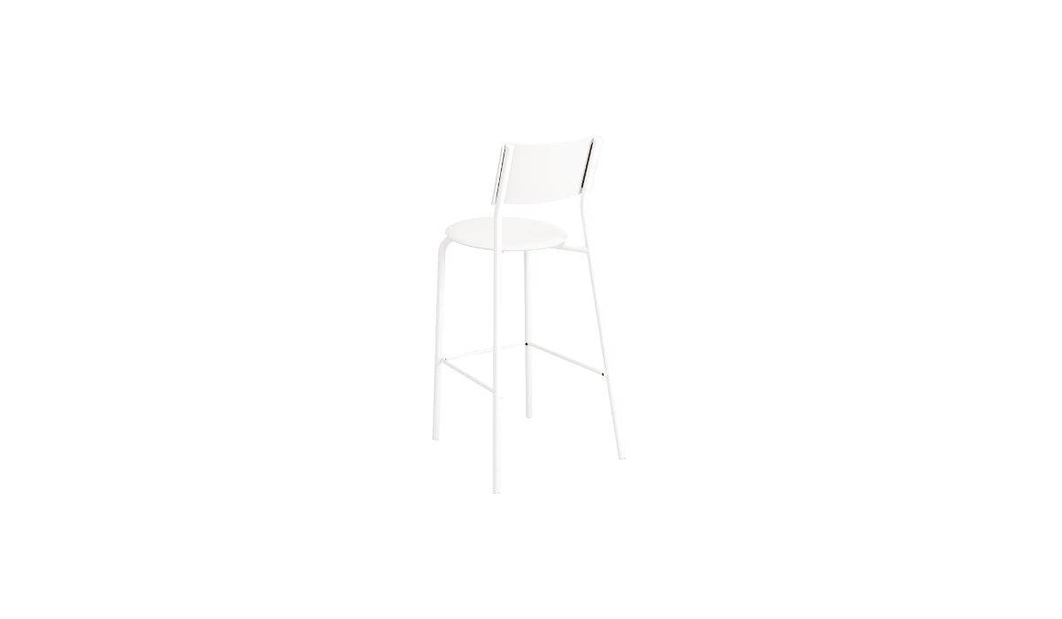 SSDr 75 cm bar chair, cloud white