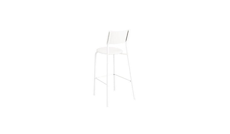 Chaise de bar SSDr 75 cm, blanc nuage