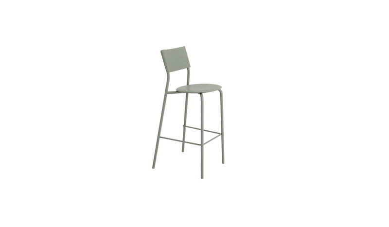 SSDr 75 cm bar chair, eucalyptus grey