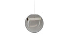 Reveal - Blown glass pendant light, opal white, D45cm