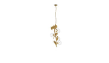 Hera - Luxurious single pendant light in polished brass and glass for sophisticated decoration