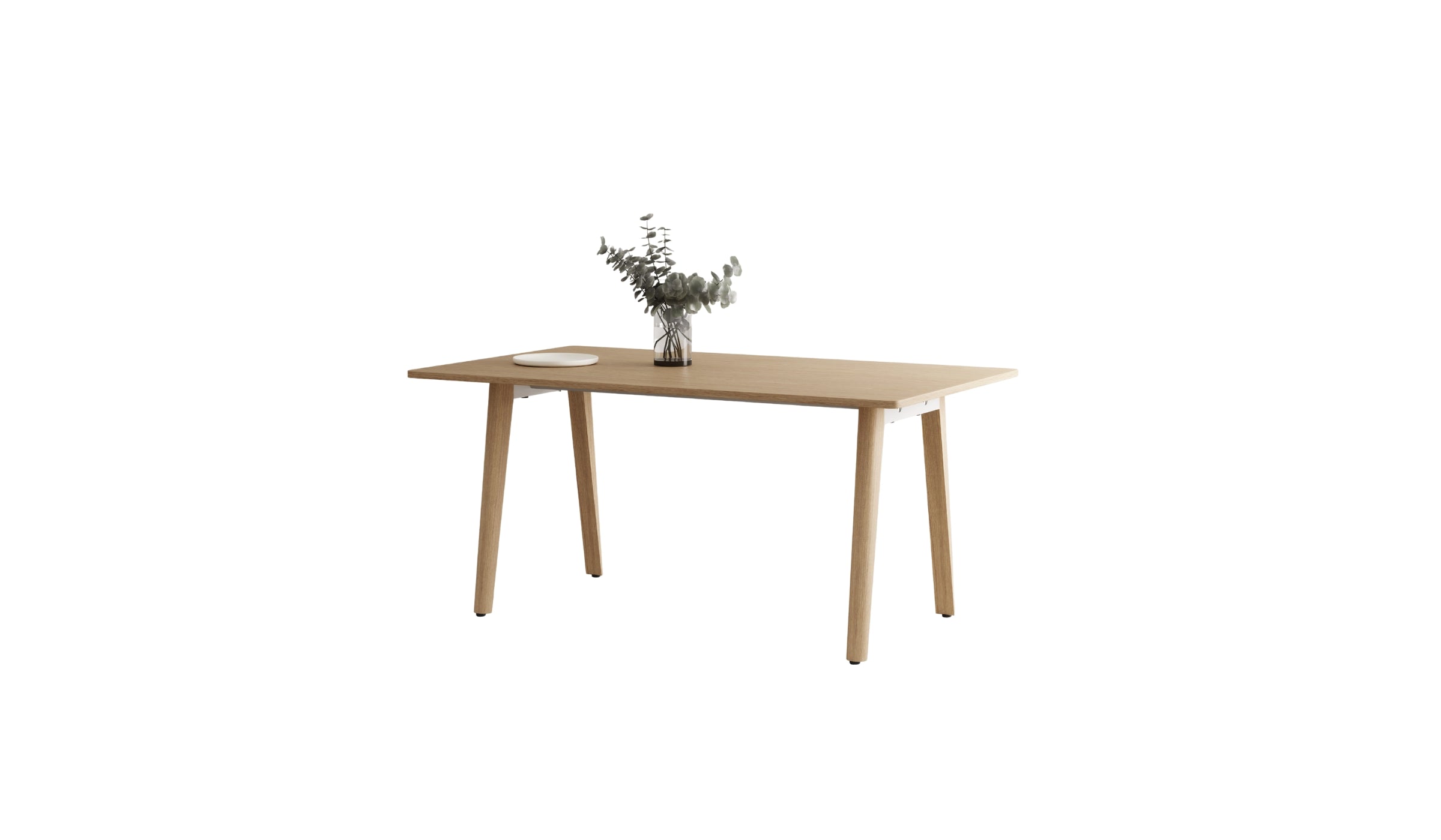 New Modern Full Wood Table, 6 people, solid oak