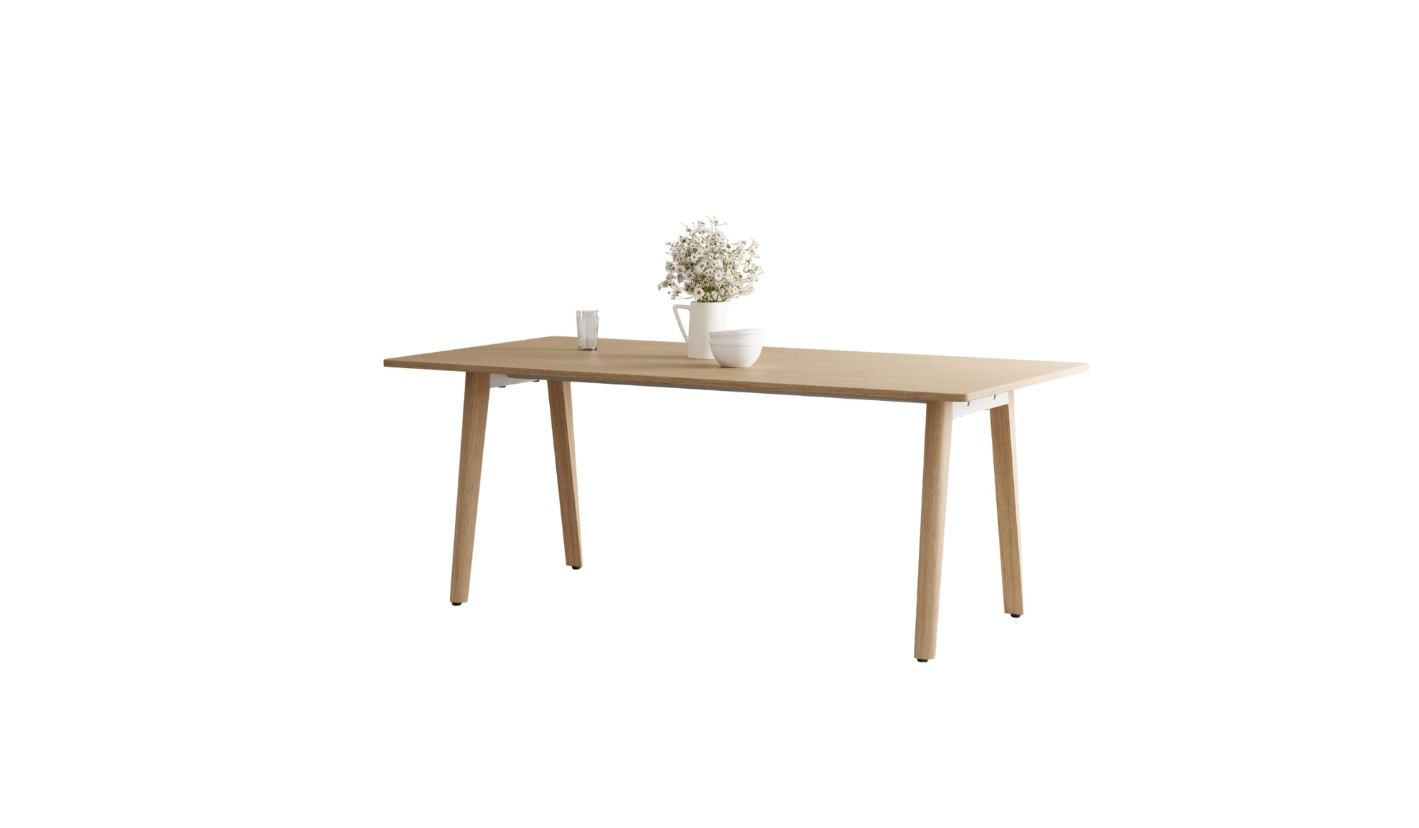 New Modern Full Wood Table, 8 people, solid oak