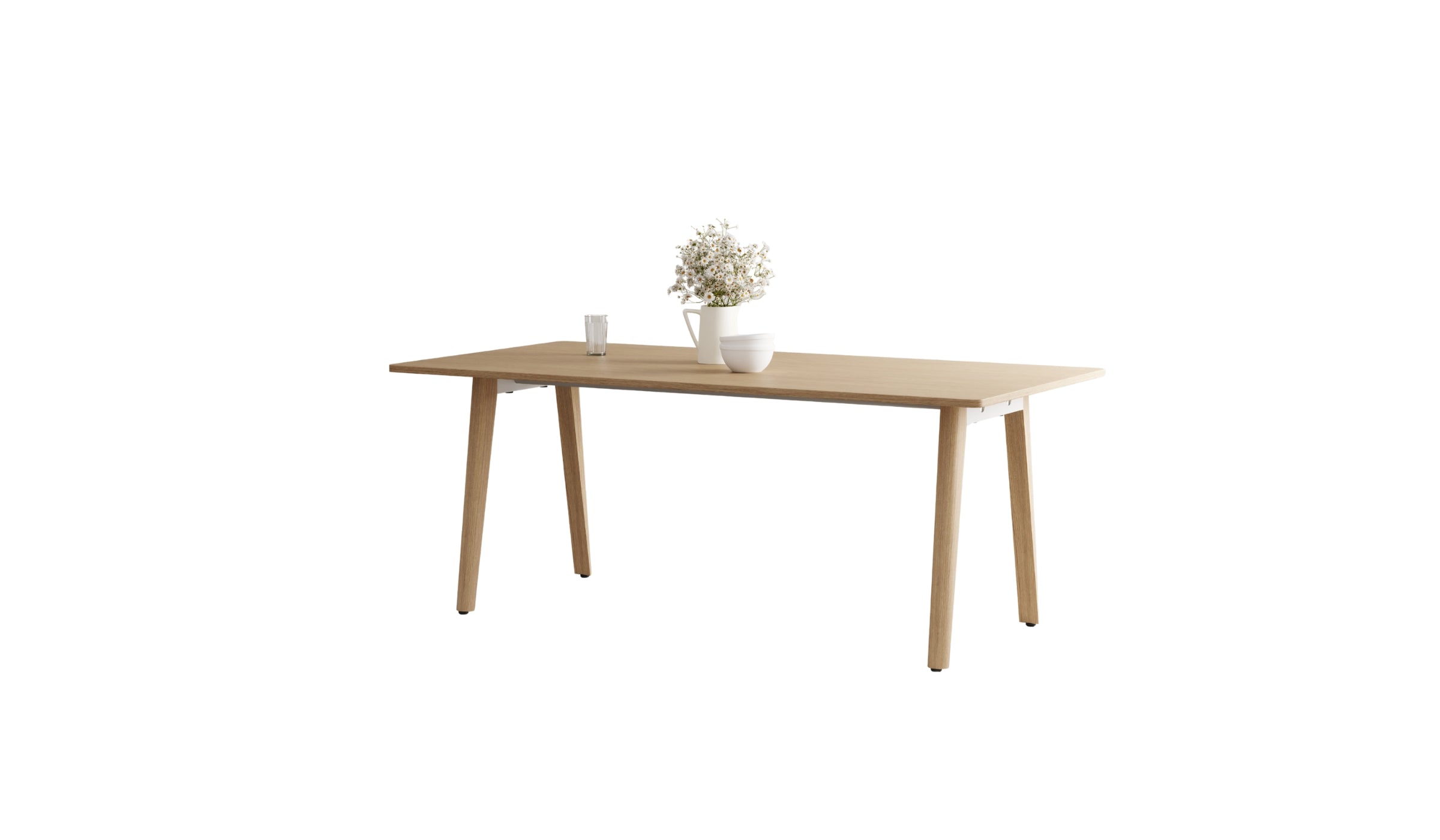 New Modern Full Wood Table, 8 people, solid oak