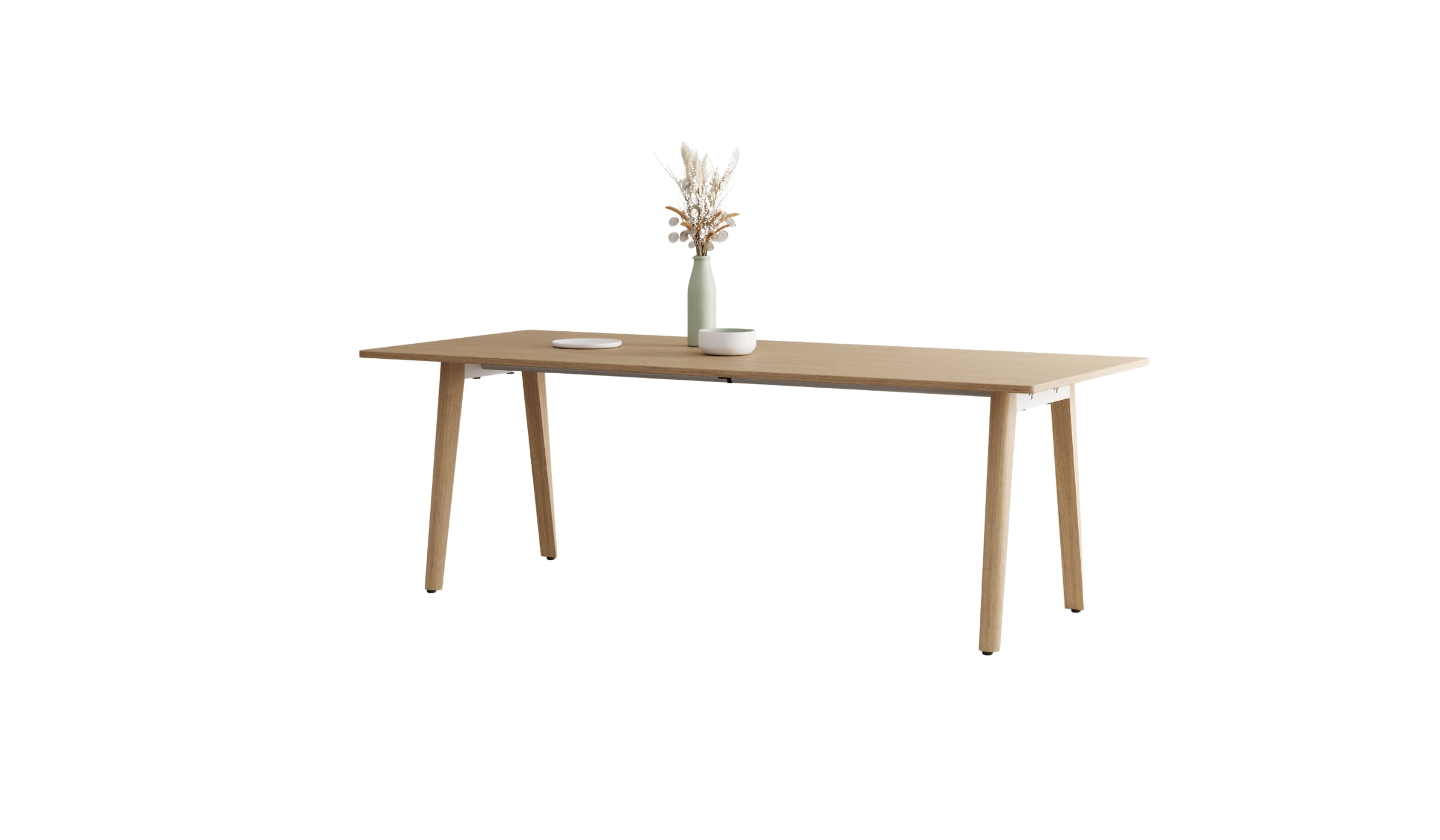New Modern Full Wood Table, 10 people, solid oak