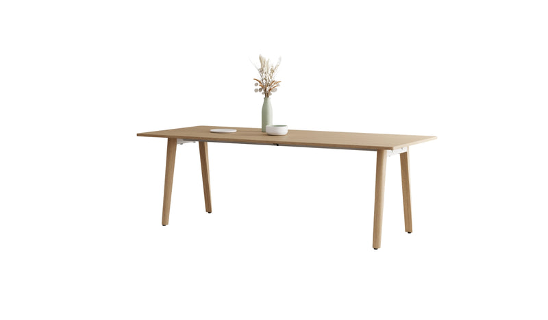 New Modern Full Wood Table, 10 people, solid oak