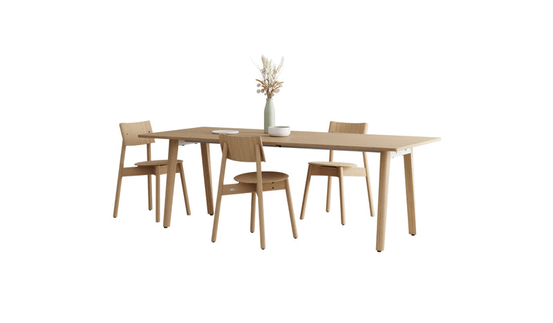 New Modern Full Wood Table, 10 people, solid oak