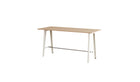 New Modern high table, 105 cm, 10 people, cloud white