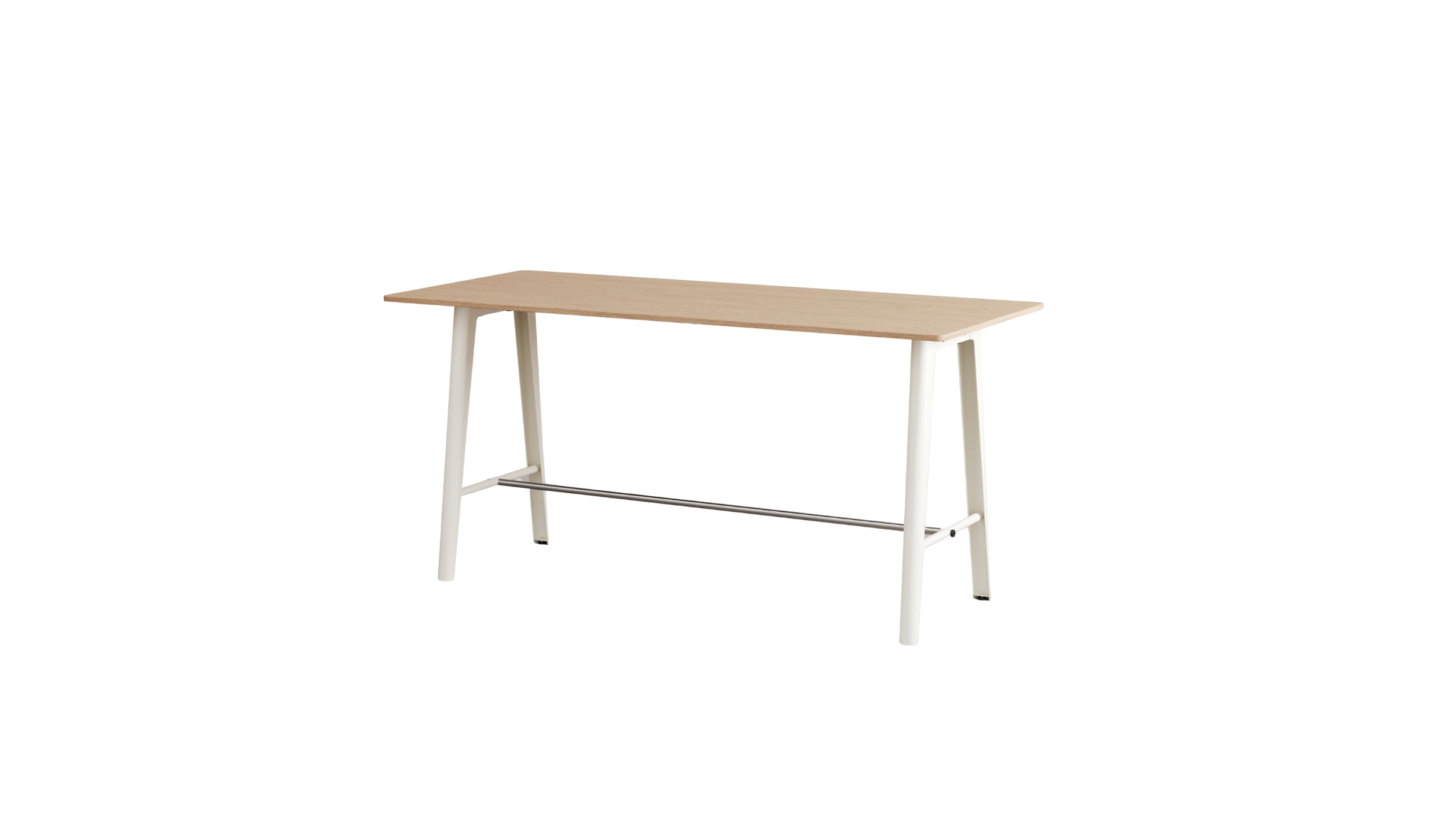 New Modern high table, 105 cm, 10 people, cloud white