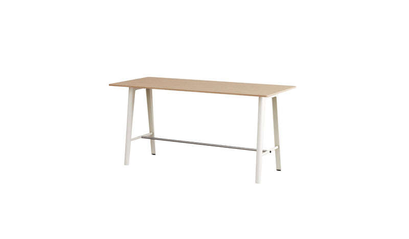 New Modern high table, 105 cm, 10 people, cloud white