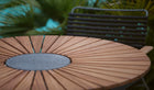 Table de repas outdoor-Circle - Table à manger extérieur en bambou, Ø 150cm--NOVINEA-HOUE