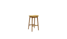 Tabouret de bar 200-190 Basic, tissu bouclé moutarde