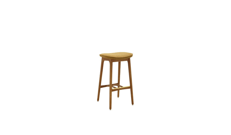 Bar stool 200-190 Basic, mustard bouclé fabric