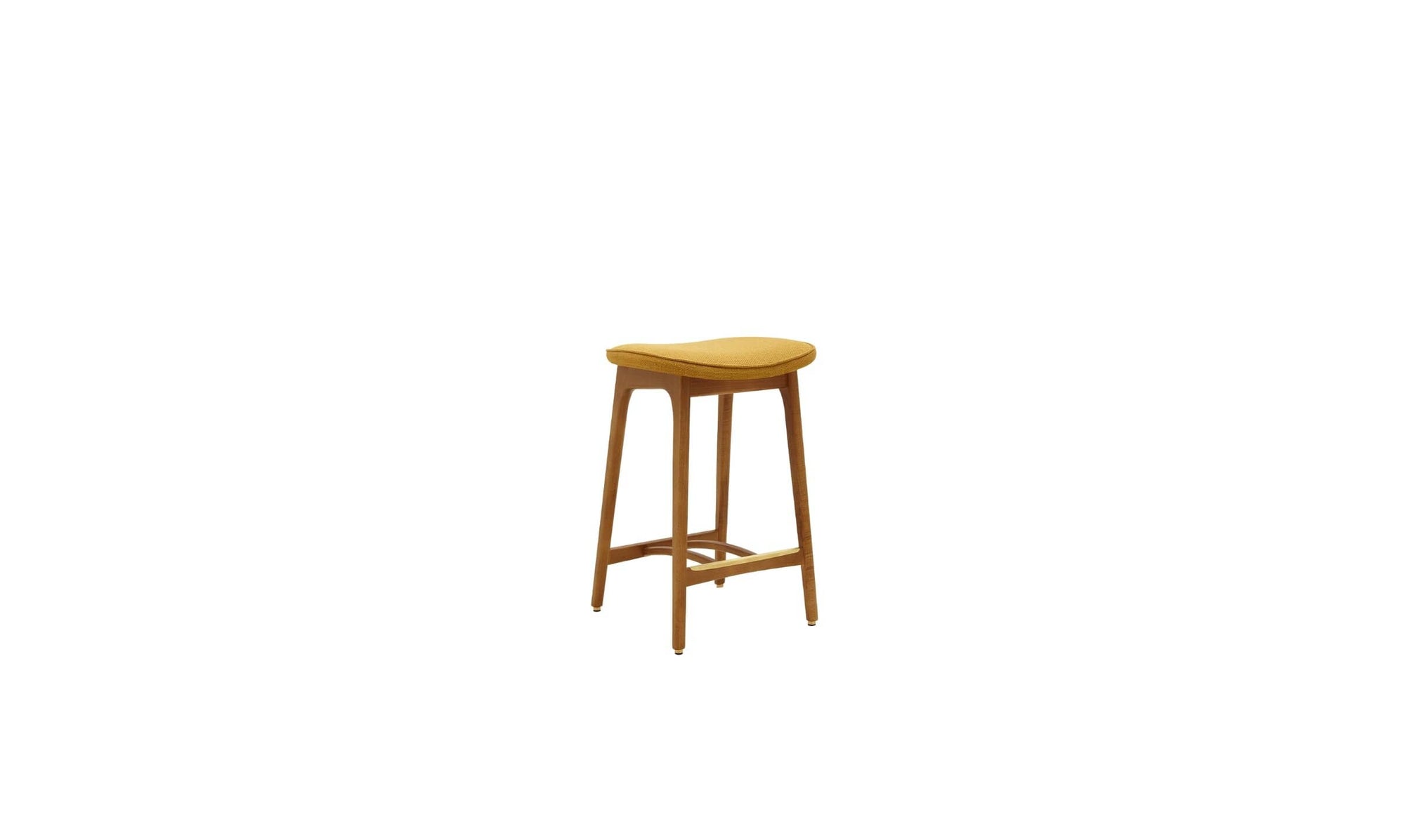 Counter stool 200-190 Basic, coconut fabric, yellow