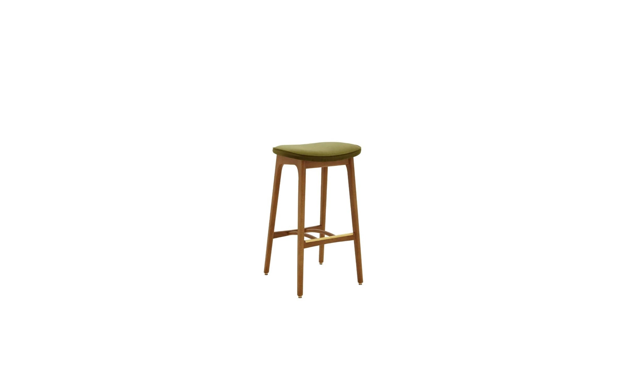 Tabouret de bar 200-190 Basic, velours vert