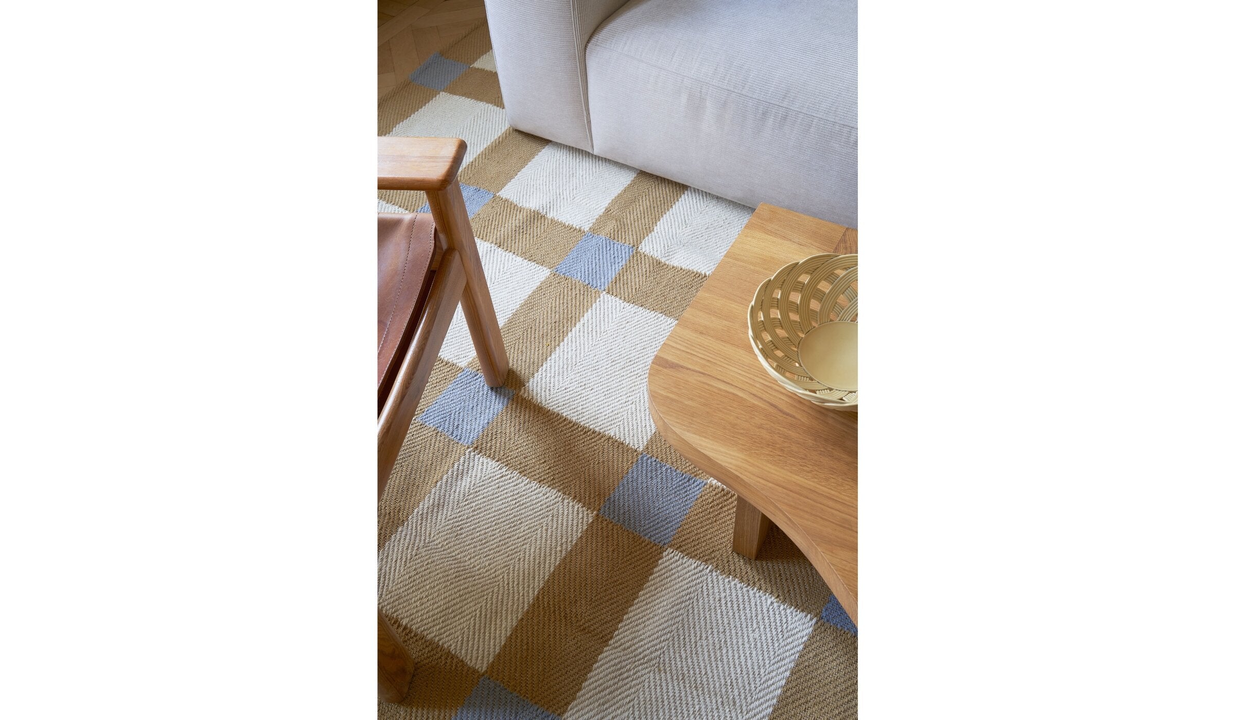 Tapis en jute Dusk, design exclusif signé Evelina Kroon