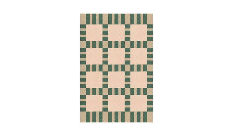 Korean Chives jute rug, exclusive design by Evelina Kroon