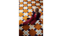 Ochre Fields wool rug, exclusive design by Evelina Kroon