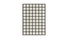 Avenue Checked rug, in wool and geometric shapes, white