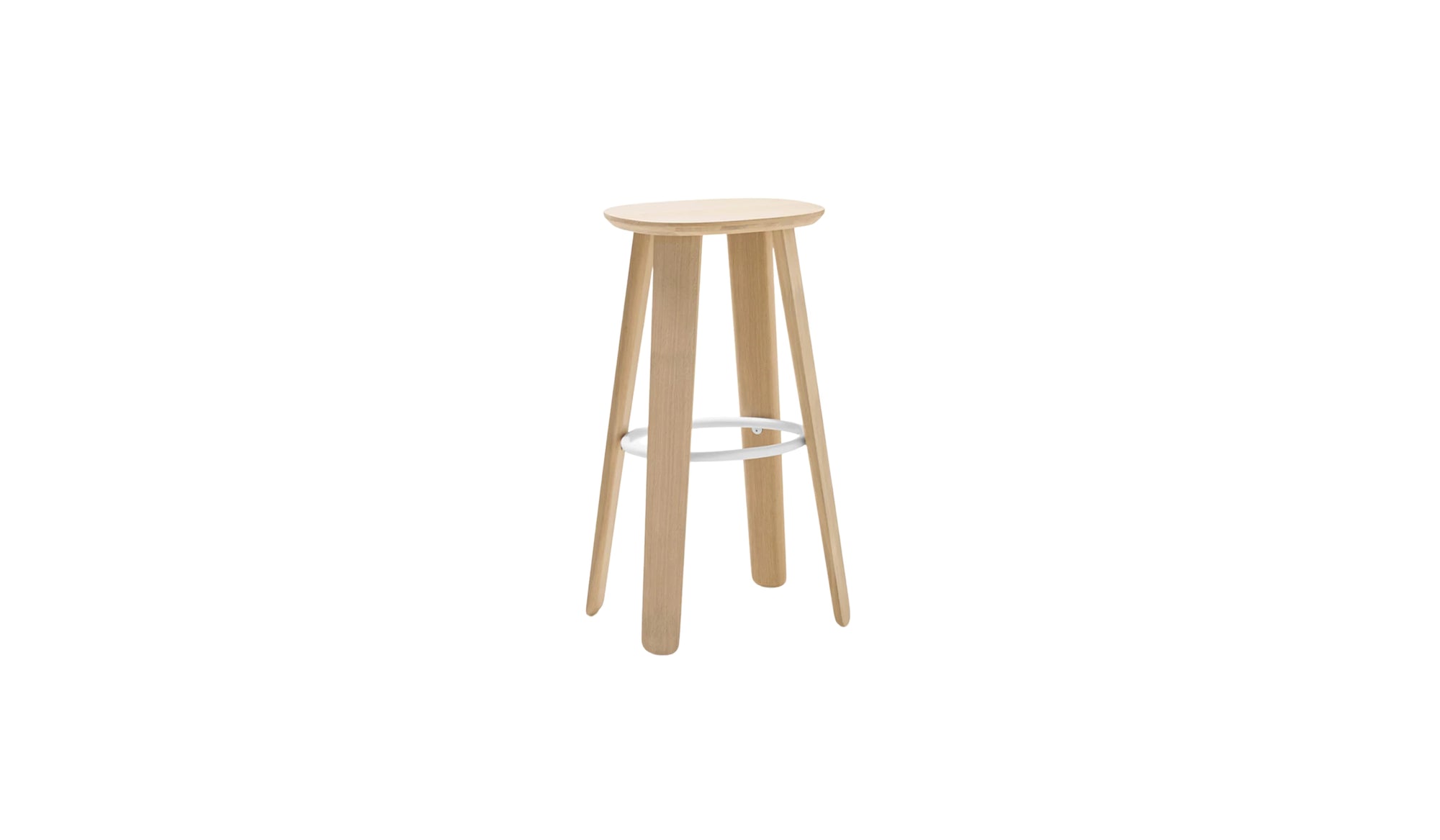 Tabouret de bar Triku, bois massif